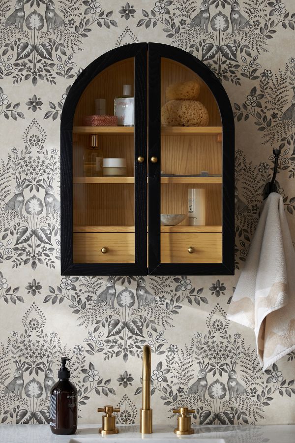 Slide View: 5: Fern Wood Medicine Cabinet