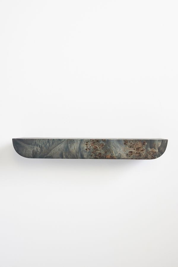 Slide View: 4: Tamara Floating Burl Shelf