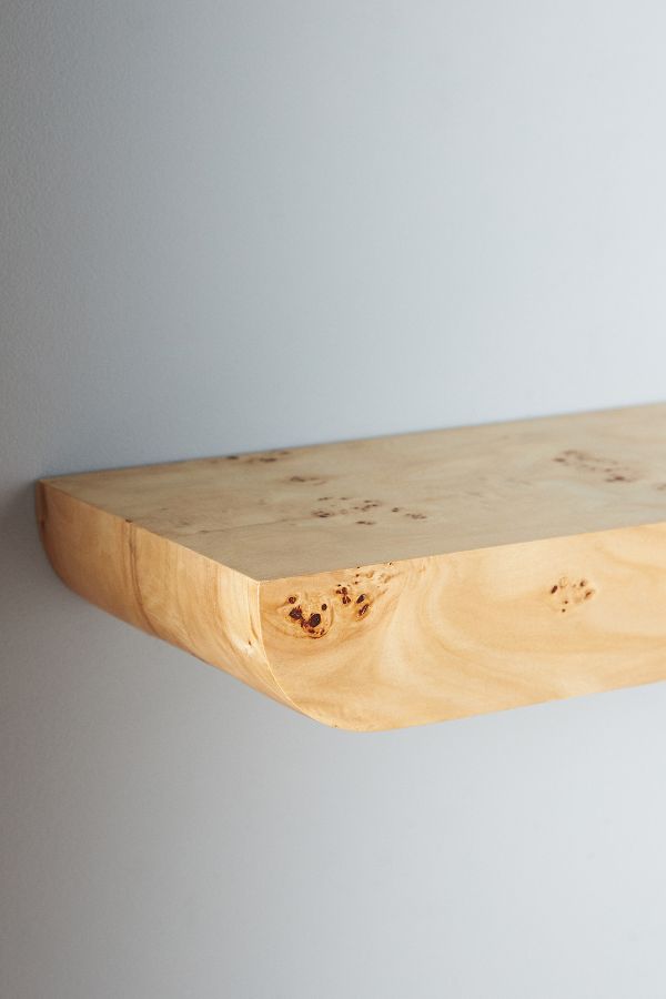 Slide View: 7: Tamara Floating Burl Shelf