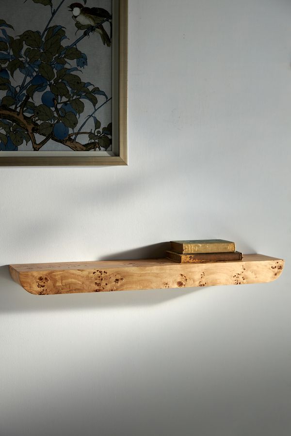 Slide View: 8: Tamara Floating Burl Shelf