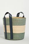 Thumbnail View 2: Dakota Woven Palm & Leather Basket