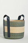 Thumbnail View 4: Dakota Woven Palm & Leather Basket