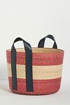 Thumbnail View 4: Dakota Woven Palm & Leather Basket