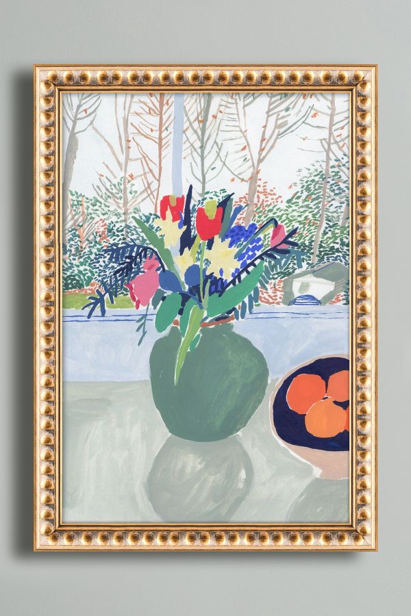 Slide View: 1: Spring Flowers Wall Art