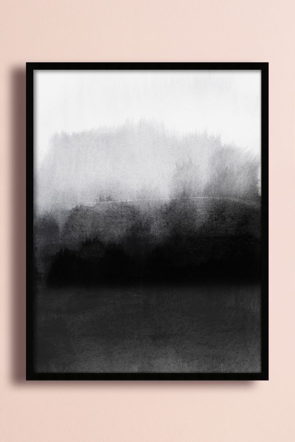 Slide View: 1: Greyscale Landscape Wall Art