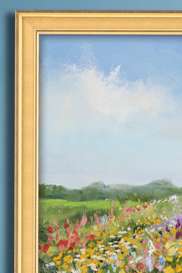 Slide View: 2: Balsam Farm Flower Fields Wall Art