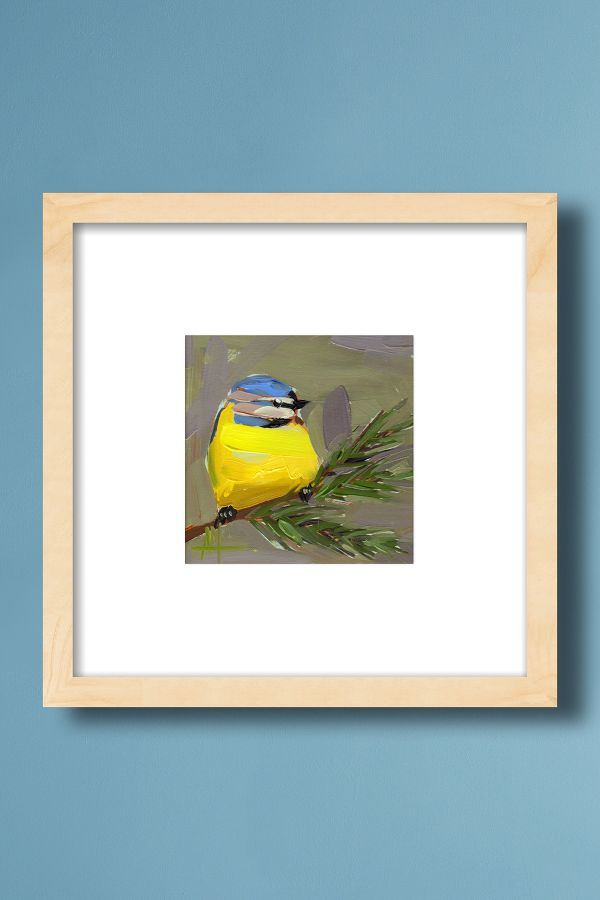 Slide View: 1: Blue Tit Bird No.34 Wall Art