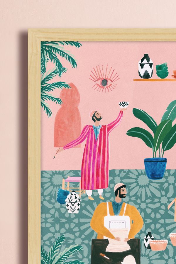 Vista de diapositivas: 2: Chabi Chic por Rosie Harbottle Arte mural