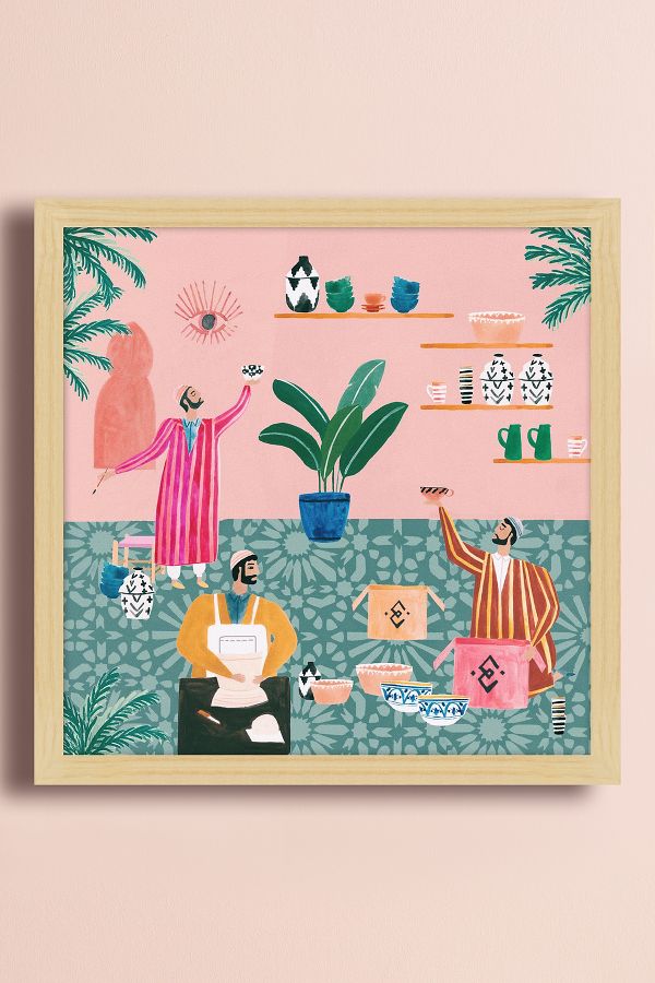 Vista de diapositivas: 1: Chabi Chic por Rosie Harbottle Arte mural