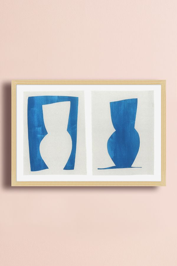 Vista diapositiva: 1: Vaso blu di Vasiliki Pappa Wall Art