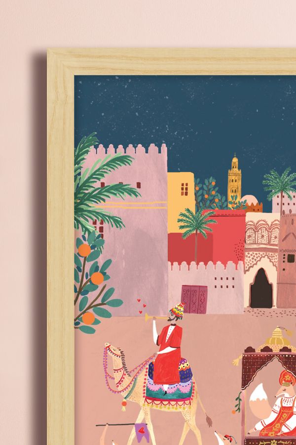 Vista diapositiva: 2: Arabian Nights di Rosie Harbottle Wall Art