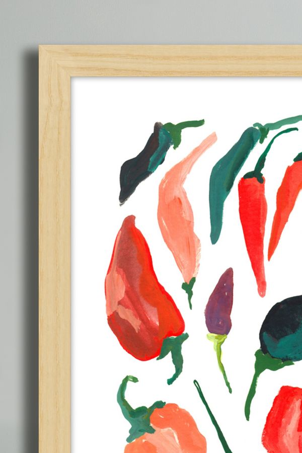 Slide View: 2: Hot Peppers by Margaret Jeane Wall Art