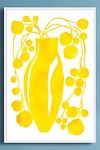 Thumbnail View 1: Yellow Vase Light by Kate Roebuck Wall Art