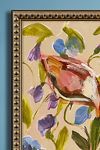 Thumbnail View 2: Fawn and Sweet Peas by Angela Moulton Wall Art