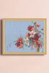 Visualizzazione miniature 1: Bouquet rosso su grigio di Sonal Nathwani Framed Wall Art