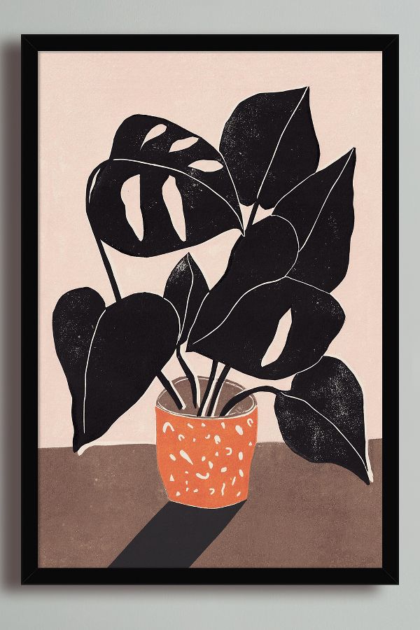 Vista diapositiva: 1: Monstera di Luiza Holub Framed Wall Art