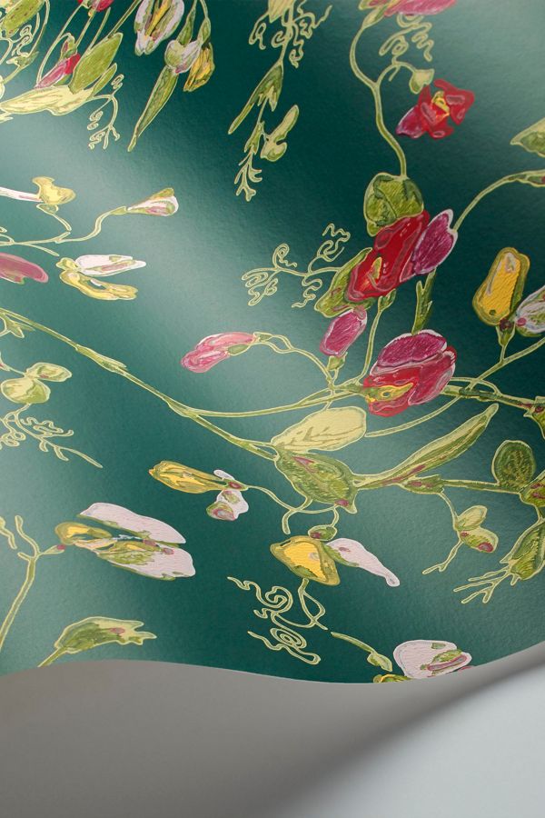 Sweet Pea Wallpaper | Anthropologie UK