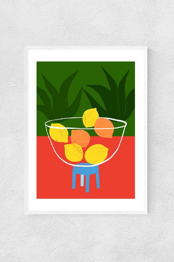 Slide View: 1: Citrus Garden Wall Print