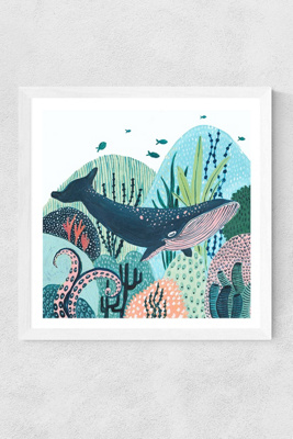 Blue Whale Wall Art | Anthropologie UK