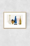 Thumbnail View 1: Francesca Iannaccone Still Life With Black Apple Wall Art Print