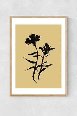 Dan Hobday Mono Botanical 3 Wall Art Print