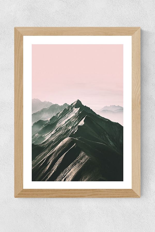 Slide View: 1: Sisi And Seb Mountain Wall Art Print