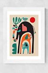 Thumbnail View 1: Rachel Lee Three Elephants Wall Art Print