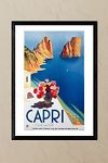 Thumbnail View 1: East End Prints Capri Black Framed Wall Art Print