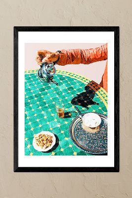 East End Prints Chai Black Framed Wall Art Print