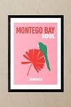 Thumbnail View 1: East End Prints Montego Bay Soul Jamaica Black Framed Art Print