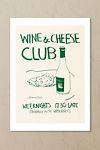 Thumbnail View 2: East End Prints Wine Cheese Wall Art Print