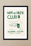 Thumbnail View 1: East End Prints Wine Cheese Wall Art Print