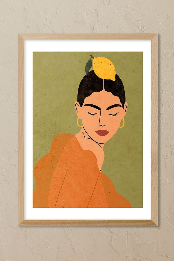 Slide View: 1: East End Prints A Lemon Fee Wall Art Print