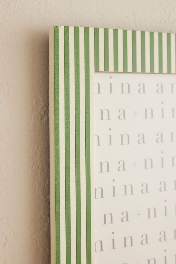 Slide View: 3: Cadre Anna + Nina Fern Stripe