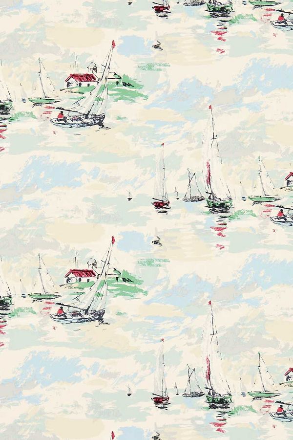 Slide View: 1: Sanderson Sail Away Wallpaper