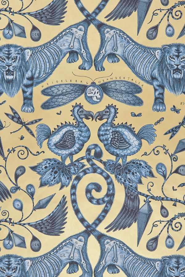 Slide View: 2: Emma J Shipley Extinct Wallpaper