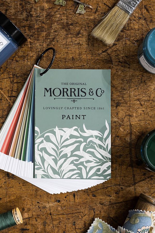 Slide View: 1: Morris & Co. Paint Card