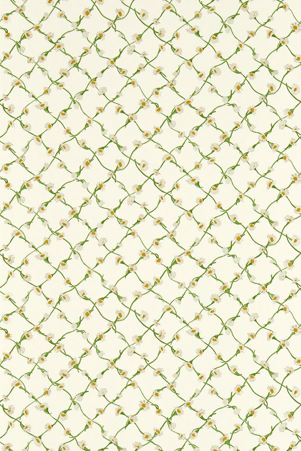 Slide View: 1: Papier-peint Daisy Trellis Harlequin x Sophie Robinson