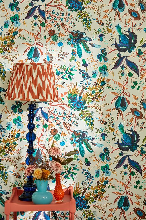 Slide View: 1: Papier peint floral Wonderland Harlequin x Sophie Robinson