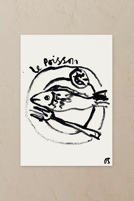 Olivia Sewell Le Poisson A3 Print