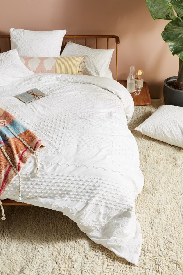 Embellished Fiona Duvet Cover Anthropologie