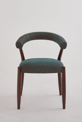 Elsa Orezza Weave-Upholstered FSC Beech Wood Dining Chair