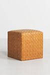 Thumbnail View 1: Cove Woven Leather Ottoman