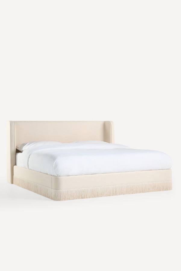 Slide View: 3: Sinclair Fringe Performance Linen Bed