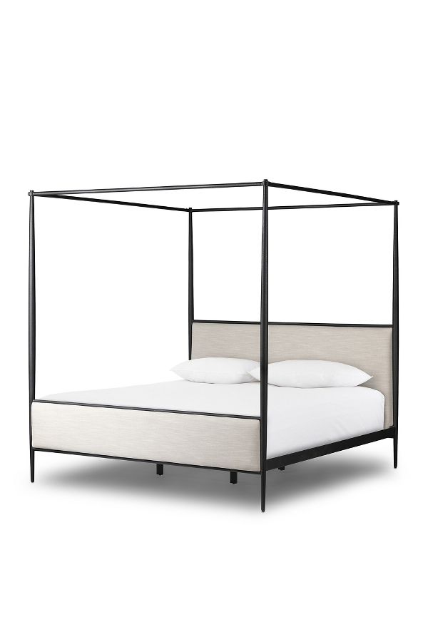 Slide View: 2: Xander Iron-Frame Canopy Bed