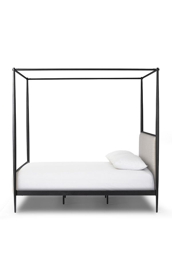 Slide View: 3: Xander Iron-Frame Canopy Bed