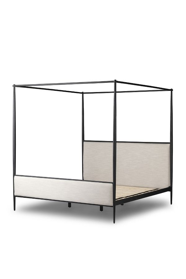 Slide View: 4: Xander Iron-Frame Canopy Bed