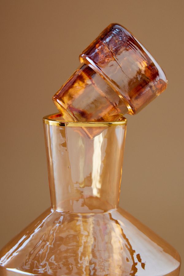 Slide View: 2: Zaza Lustered Decanter