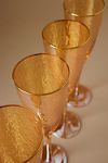 Thumbnail View 2: Zaza Lustered Flute Glasses, Set of 4