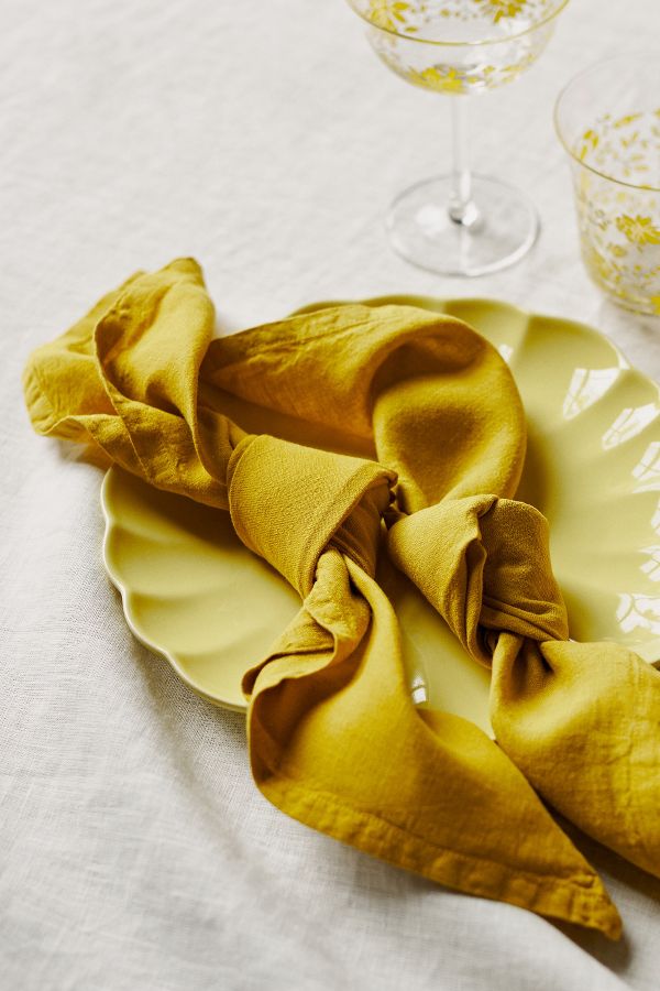 Vista diapositiva: 1: Edison Linen Napkins, Set of 4